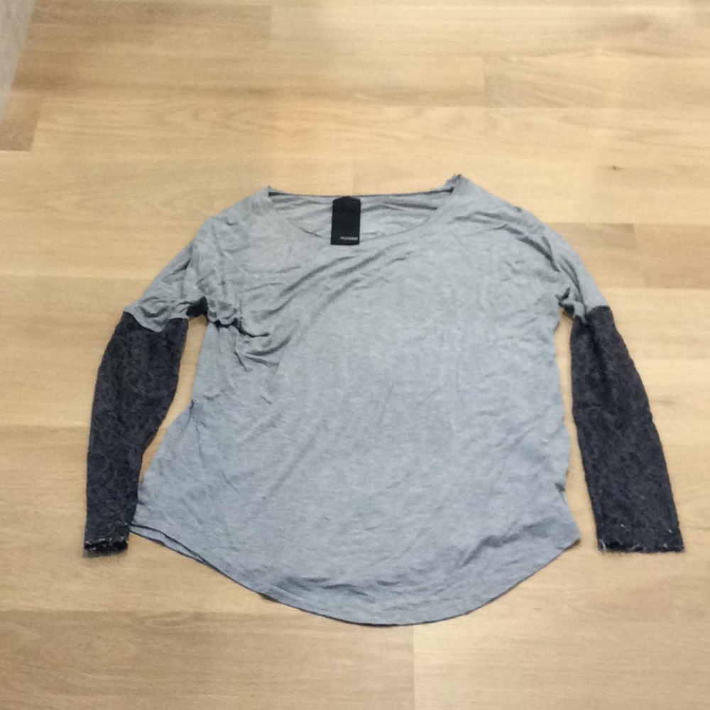 Heather by Bordeaux long sleeve t